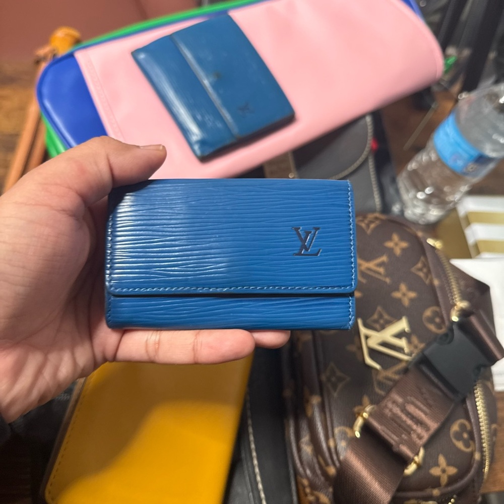 Louis Vuitton Vibrant Blue Card Wallet